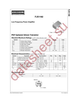 FJX1182OTF datasheet  